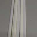 Corner Cable Concealer, 85-inch Cord Cover, Large Capacity Corner Duct, Paintable Cable Management Channel for Floor Baseboard, Ceiling, Wall - 5 X L 17in (White)