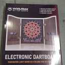 Electronic Dart Board LED Electric Digital Scoreboard Dart Boards for Adults with MDF Cabinet, up to 8 Players, 34 Games,355 Variations - 12 Soft Tip Darts & 100 Replacement tips - Great for Game Room