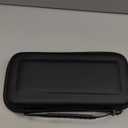 Orzly Carry Case Compatible with Nintendo Switch and New Switch OLED Console - Black Protective Hard Portable Travel Carry Case Shell Pouch with Pockets for Accessories and Games (6.2 inch Switch 1)