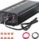 VEVOR 2500W Sump Pump Battery Backup System LCD Display Corded Auto Switch