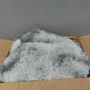 Deerhoo Large Shag Area Rugs 6 x 9, Tie-Dyed Plush Fuzzy Rug for Living Room, Ultra Soft Fluffy Furry Rugs for Bedroom, Indoor Carpet Nursery Rugs for Kids Room Home Decor, Light Grey
