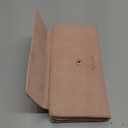 Women's Wallet Leather RFID Blocking Bifold Clutch Large Capacity Credit Card Holder with Coin Zipper Purse (A01 Pink)