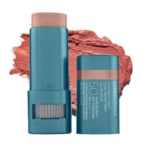 Colorescience Sunforgettable Total Protection Color Balm SPF 50, Mineral, Broad Spectrum, Buildable Lip & Cheek Color, Blush, 0.32 Ounce (Pack of 1)