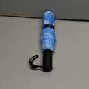 SY COMPACT Umbrella Automatic Travel Waterproof Light Folding Umbrellas Easy Carry for Women and Men (Sky Blue)