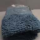 OLANLY Bathroom Rugs 30x20, Extra Soft Absorbent Chenille Bath Rugs, Rubber Backing Quick Dry, Machine Washable Bath Mats for Bathroom Floor, Tub and Shower, Home Decor Accessories, Airy Blue