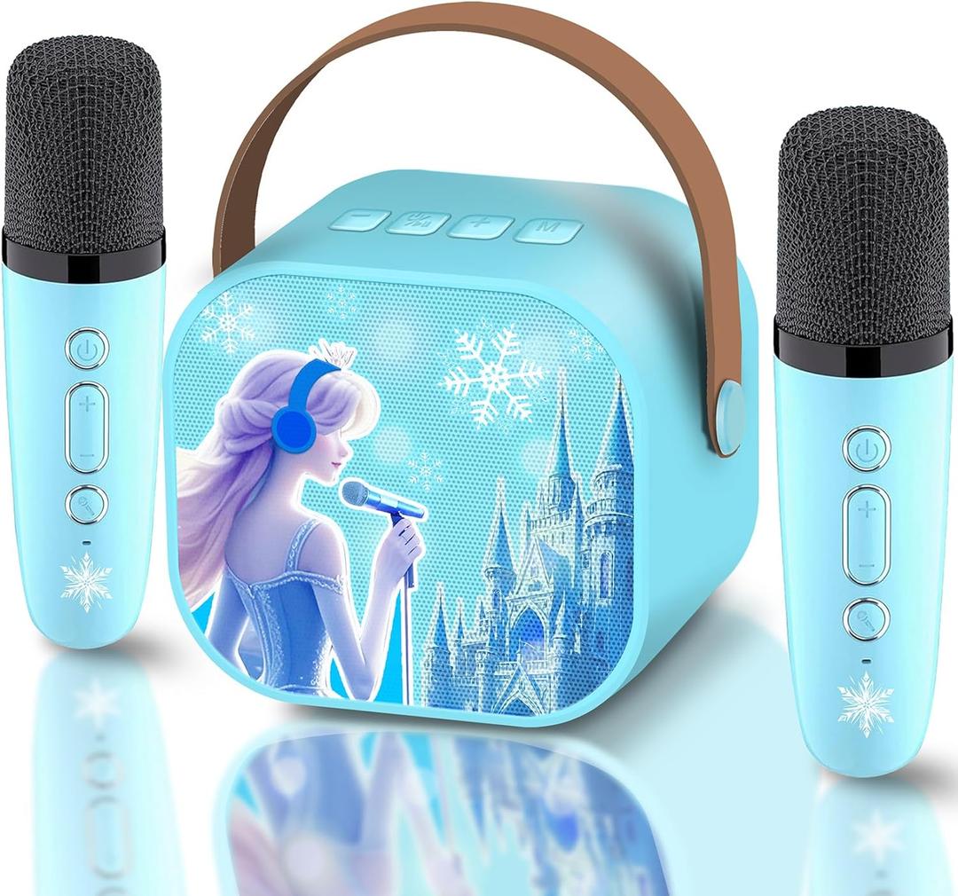 Frozen Toys for Girl Gift Kids Karaoke Machine Toys Princess Toys 3 4 5 6 7 8 9 10 Year Old Girl Birthday Gifts Kids Toys,Mini Microphone,Girl Toys Age 4-5, 4 Year Old Girl Birthday Gifts