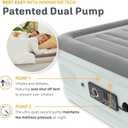 Huddle Air Bed, Luxury Inflatable Mattress with Built-in Pump, Blow Up Mattress, Inflatable Mattress, Airbed with Pump, Twin