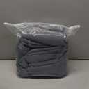 Flannel Sheets Warm and Cozy Deep Pocket Breathable All Season Bedding Set with Fitted, Flat and Pillowcases, Queen, Gray