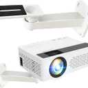 2-Be-Best Mini Projector Wall Mount Upgraded Angle Adjustable Projector Mount Length 7.9 in Rotation 360 Projectors Mounts Compatible with Most Mini Projectors