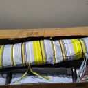 SUNCREAT Portable Outdoor Hammock with Stand Included, Double Hammock with Stand for Outside, Yellow Blue