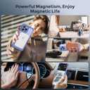 MOCCA Design for iPhone 13 Pro Case with Magnetic Invisible Stand [Full Camera Protection] [Compatible with Magsafe] Military Drop Shockproof Translucent Matte Phone Case Cover 6.1",Lavender Grey