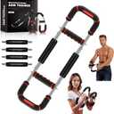 Twister Arm Trainer Adjustable 6 Resistance Levels(30-120lbs) Twister Arm Chest Exerciser with 4 Springs for Men & Women, Portable Body Workout Equipment, Detachable Design Fitness Home Anywhere