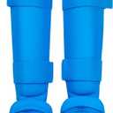 Wesing Karate Shin Instep Guard WKF Karate Shin Pad (X-Large, Blue)