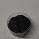 IMISSU Large Size Dancer Braided Chignon Hair Cover Donut Hairpieces Scrunchie Hair Bun Wig Updo on Wedding Party (M2 Black)