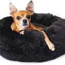 Puppy Beds for Small Dogs Washable" Blue Calming and Anxiety Pet Beds Fluffy and Plush Durable Small Dog Bed