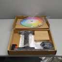 iElyiEsy 12" Prize Wheel 12 Slots Tabletop Spinning Wheel for Prizes with Stand, Dry Erase Marker and Eraser for Trade Show Carnival Party Pub Fortune Game