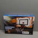 Basketball Hoop Indoor for Kids Adults with Scorer with 2 Scoring Methods, Door Room Basketball Mini Hoop with 3 Batteries and Balls, Basketball Accessories for Teen Boy Gifts, Blue