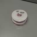 2 x TONIFUL 1 Inch x 50yd Light Pink Satin Ribbon Thin Solid Fabric Ribbon for Gift Wrapping, Floral Bouquets, Bows and Craft Making, Christmas Valentines Birthday Wedding and Party Decoration