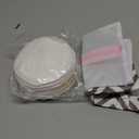 Organic Nursing Pads  14 Washable Breast Pads for Breastfeeding, Wash Bag, Viscose Derived from Bamboo Reusable Nipple Covers for Breastfeeding Essentials, Soft & Absorbent (Pastel Touch, L 4.8")