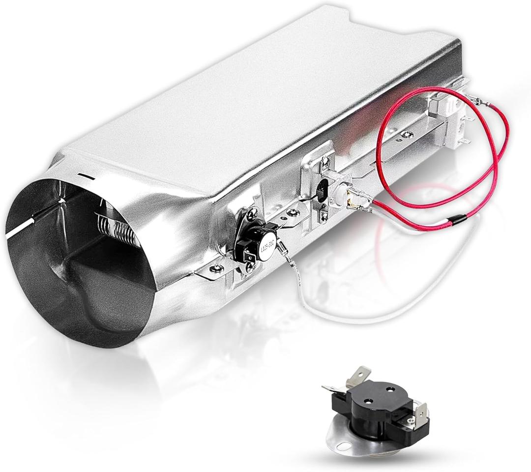 DLEX2650R DLEX7177WM DLEX9000V DLEX8100V DLEX3370V DLEX3370W DLEX7700VE DLE2050W DLEX5000V Dryer Heating Element Assembly Replaces For LG DLEX8000V DLEX3250W DLEX3875V DLEX3875W DLEX3885C DLEX3885W