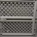 MYPET Universal Pet Gate: 26 - 42 Wide Dog Gate for Doorways with Pressure Fit or Swinging Door Hardware Mounting Types Included: 26" Tall; Gray