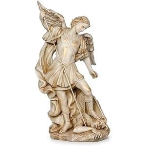 Roman Joseph Studio, 15" H St. Michael Figure, Religious Home Decor