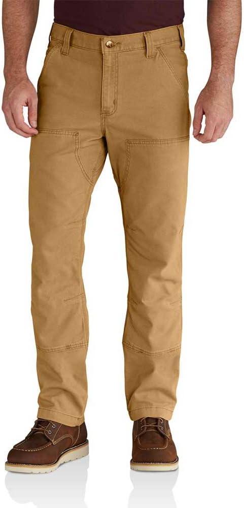 Carhartt Men's Relaxed Straight Rigby Double-front Dungaree (36W x 32L, Hickory)
