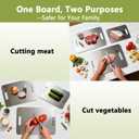 Titanium Cutting Boards For Kitchen, 100% Pure Cut Titanium Cutting Board, Food Grade Quality, Double-sided non-toxic, Easy To Clean, Dishwasher Safe And Will Not Absorb Odors(14L*10W)