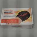Keneo Red Light Therapy Wristband for Hand & Wrist, 660nm & 850nm Near Infrared Light Device, 3 Heat & Vibration Massage Settings, 2000mAh Wireless, 36 LEDs for Comfort & Recovery (Black)