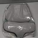 BEBAS Car Headrest Pillow for Neck Pain Relief with Adjustable Strap | Neck Pillow for Driving with Ergonomic Memory Foam | Head Neck Shoulder Trinity Support Design Car Rest Seat | Gray 1 Pack