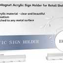 Magnetic Sign Holder Grip Holder (Acrylic Base 500*200mm/19.69*7.87inches)