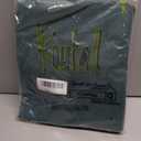 KOUFALL Short Green Christmas Curtains for Kitchen Bathroom Window,Sheer Linen Decorative Curtains for Bedroom (36"W x 45"L (Pack of 2))