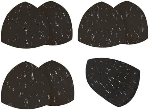 Geckowi Waterproof Swimsuit Bra Inserts Pads 3 Pairs Removable Bathing Suit Insert Bikini Push up Inserts A/B or C/D,D/E Cup