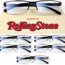 Gaoye 6 pack 1.0 Executive Style Reading Glasses Men  Durable Readers with Blue Light Filtering Comfortable Fit with TR90 Frames