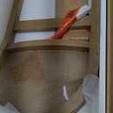 Nathan James Bailey 19 in. Boucle Dining Chair, Upholstered Side Chair with Natural Woven Rattan Back and Solid Wood Legs, Light Brown