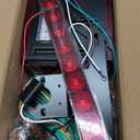 Boat Trailer LED Lights Kit - 8x3 Submersible IP68 Waterproof Tail Lights - DOT Approved 12V Stop/Turn/License Plate Lights - 29ft Wiring Harness, Full Replacement for Marine, Utility, RV