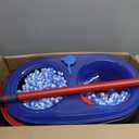 O-Cedar RinseClean Spin Mop & Bucket System + 2 Extra Mop Heads | Clean with Water | Removes 99% of Bacteria