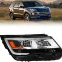 LED Headlight Assembly Compatible with Ford Explorer 2016 2017 2018