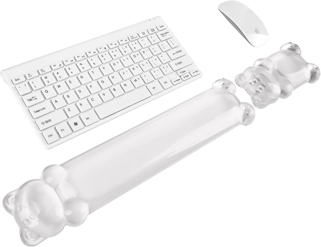 Gel Keyboard and Mouse Wrist Rest Set, Wrist pad for Computer Keyboard, large