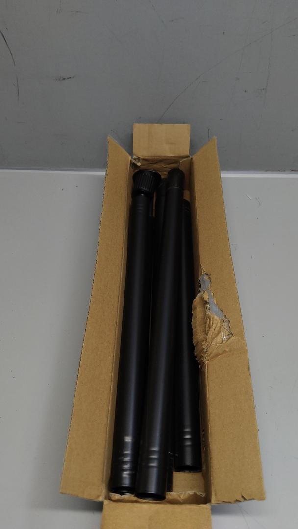 Shower Curtain Rod Adjustable 43-78 inch, 1"Diameter Spring Tension Curtain Rod No Drill, Anti-Rust Non-Slip Shower Rod, Black Shower Curtain Rod for Bathroom Tension