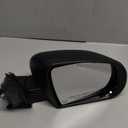 A-Premium Passenger Side Power Door Mirror - Compatible with Jeep Cherokee 2014 2015 2016 2017 2018 - Heated Manual Folding Black Outside Rear View Mirror - Replace# 68164060AD