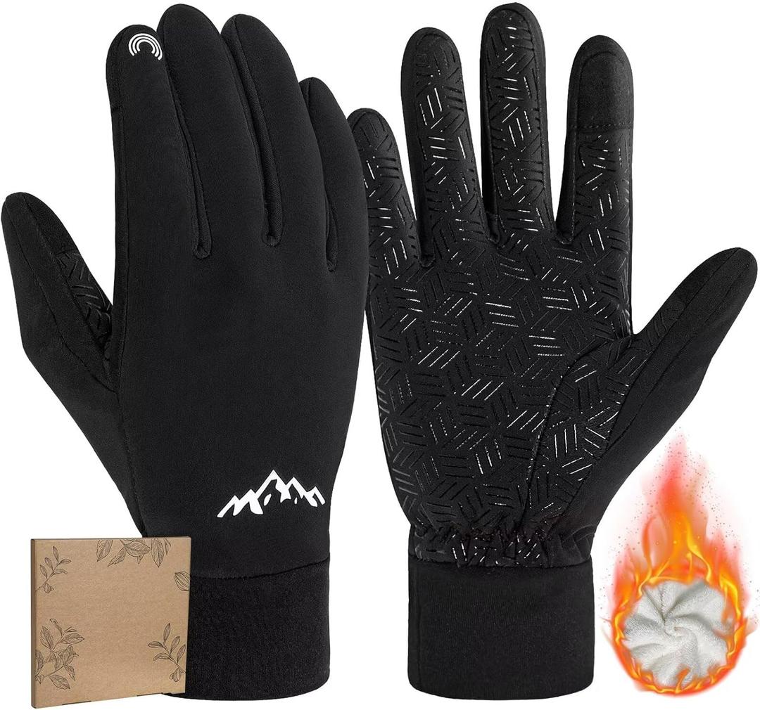 RIGWARL Winter Gloves Men Women Warm Gloves for Cold Weather Touch Screen Windproof Glove for Running Driving Cycling Hiking Walking Gardening (Medium)