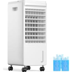 Windowless Portable Air Conditioners, 7H Timer & 1.85Gal Tank, 3-IN-1 Portable AC Unit, 40Oscillation, 3 Modes & 3 Speeds, Ultra-Quiet Swamp Air Cooler With 4 Universal Wheels For Home/Indoor Use