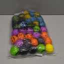 Libima 36 Pcs Halloween Pumpkin Stress Balls Bulk Colorful Stress Relief Ball Mini Foam Squeeze Ball Party Favors Toy with Storage Bag for Halloween Party Bag Filler School Carnival Reward