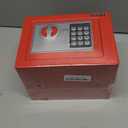 Yuanshikj Electronic Deluxe Digital Security Safe Box Key Keypad Lock Home Office Hotel Business Jewelry Gun Cash Use Storage money (RED)