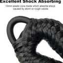 4 Feet Bungee Dock Line Mooring Rope 2-Pack for Docking with Stainless Steel Clip Accessories for Boats PWC, Built in Snubber, Kayak, Watercraft,SeaDoo,Jet Ski, Pontoon, Canoe, Power Boat