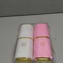 2 Pieces Toothbrush Case, Portable Toothbrush Travel Case Toothbrush Toothpaste Storage Box for Business Camping Travel or Daily Use (Pink+White)