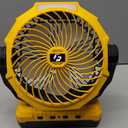 36000mAh Camping Fan,120H Rechargeable Fan Portable with Detachable Battery