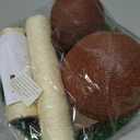 PETEPELA Cat Scratching Post, Mushroom Tall Cat Scratcher Featuring with Natural Sisal Scratching Poles and Interactive Toy Ball for Kittens and Small Cats (Brown) (18.9")