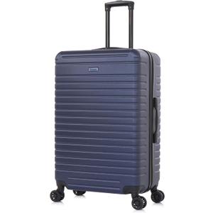 InUSA DEEP Luggage with GEL Handle | Spacious Traveling Suitcases, Travel Suitcase with Dual Spinner Wheels and Studs | 28 Inch Large Hardside Luggage | Blue